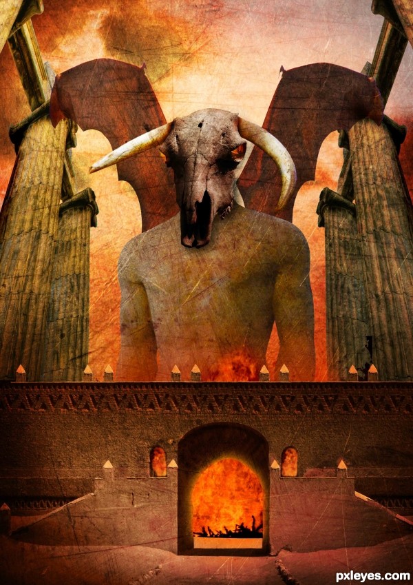 Creation of At the gates of hell...: Step 14